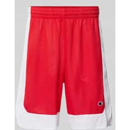 Loose fit korte broek met logobadge