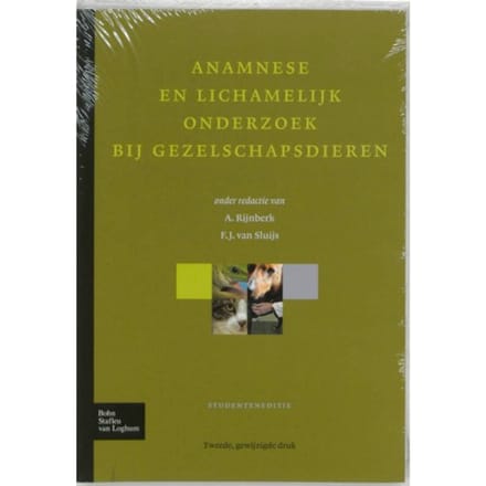 Anamnese Lichamelijk Onderzoek Gezelschapsdieren