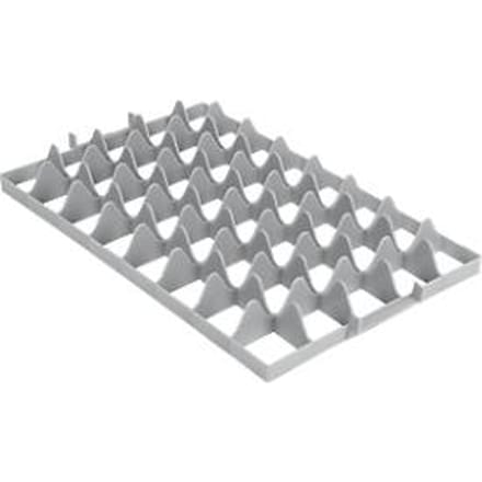 Vakindeling FW 1193-2 boven, PE-HD, grijs