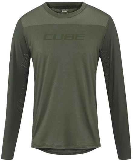 Cube Pro Tm Langarm Enduro Trui Groen L Man