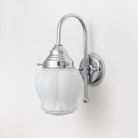 Wandlamp Eden Meander Chroom - Art Deco Trade