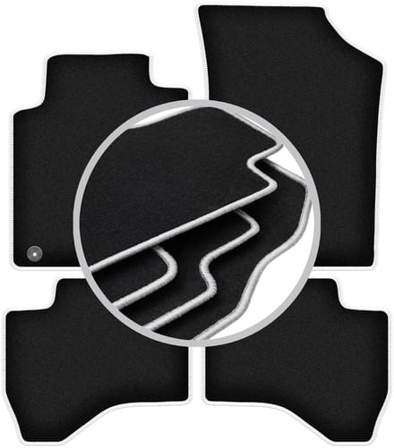 CARLUX-SILVER automatten voor: Peugeot 107 hatchback (2005-2014)