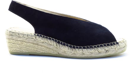 Vamos Blauw open teen 603800 Navy Blauw