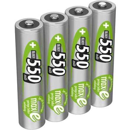 Ansmann maxE HR03 Oplaadbare AAA batterij (potlood) NiMH 550 mAh 1.2 V 4 stuk(s)