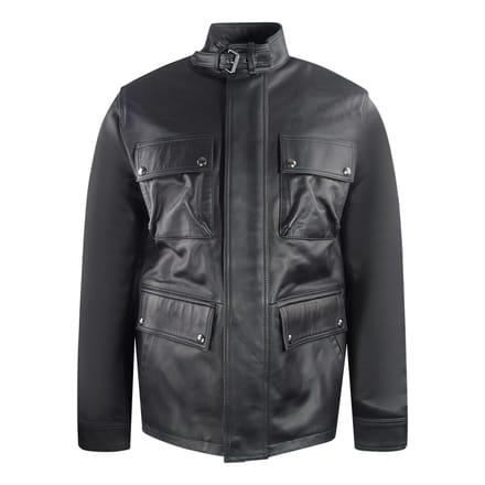 Belstaff zwart Grant leren jack