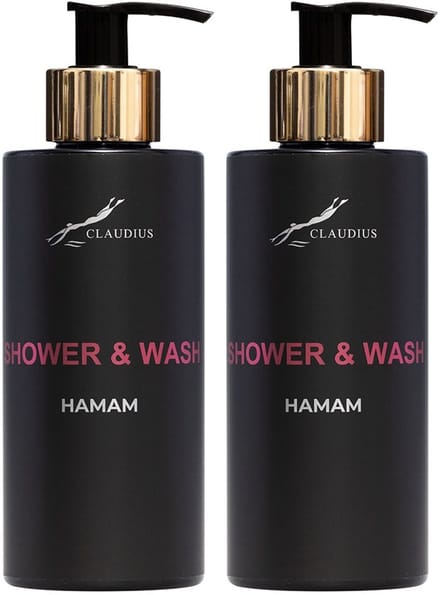 Shower & Wash Hamam 300 ml - gouden pomp - 2 stuks