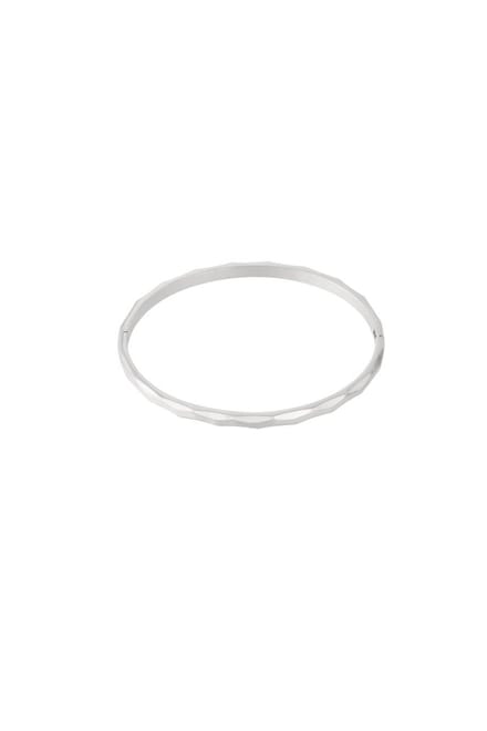 Bijoutheek Armband (Sieraad) Bangle Geometrisch Casual Zilver