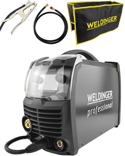 WELDINGER MEW 2002 SYN puls pro 200A synergetische MIG/MAG puls-lasapparaat, vierwielaandrijving