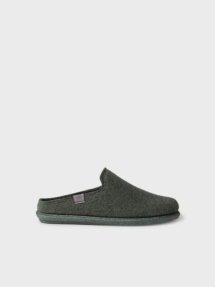Herenslippers gemaakt van gerecyclede wol | TOMAS-RW