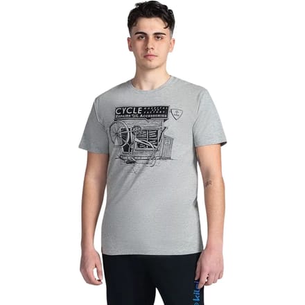 Heren katoenen t-shirt kilpi portela-m grijs s