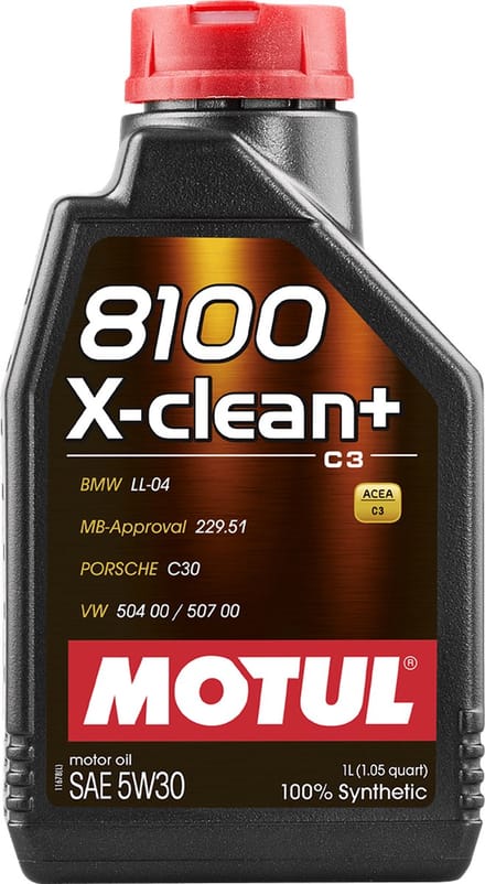 MOTUL 8100 X-clean+ 5W30 Motorolie - 1L