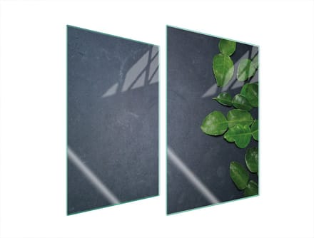 TMK ArtDeko - Snijplank - Glas - Zwart - Veilig