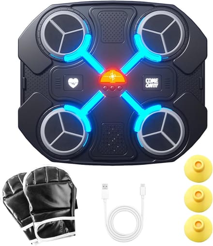 HEZIVO® Boksmachine - Boxing Machine - Boksbal met Muziek - Bokszak - Wendbaarheid