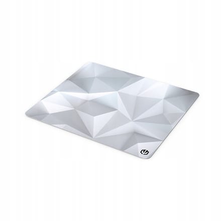 ENDORFY Crystal Onyx White L Muismat, 450x400x3 mm, Wit
