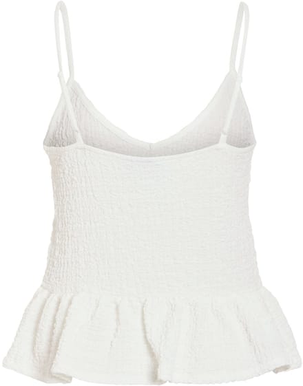 VILA - VILINDAU V-NECK SINGLET SHORT TOP - Dames - Blouses