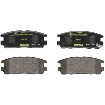 Remblokset TEXTAR 2187501, achter