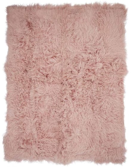 Sheepskin House - Plaid van Curly Schapenvacht - 140x180 cm