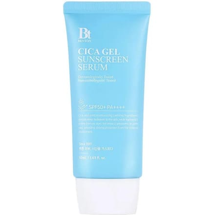 Benton Cica Moisture Sun Serum SPF50+ PA++++ 50ml Crème Solaire Coréenne Hydratante blue