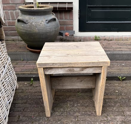Kruk steigerhout 40x40x40cm
