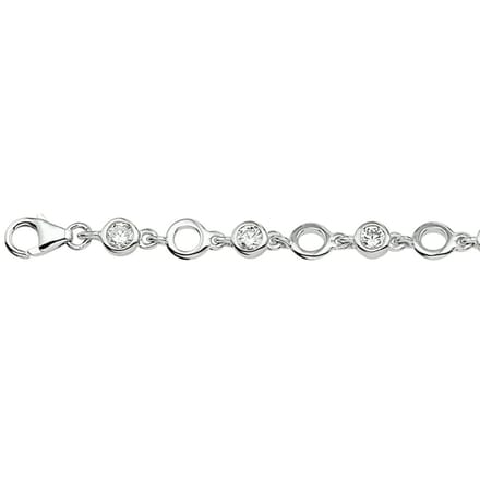 Armband Zirkonia 18 + 2 Cm