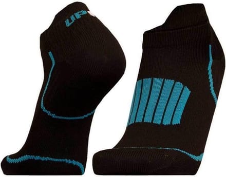 Uphillsport Hardloopsokken L1 Low Polypropyleen Zwart/blauw Mt 43-46