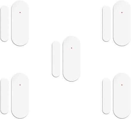 Deuralarmen - Slimme sensor - Huisbeveiliging - App notificaties - 5 stuks - Wit