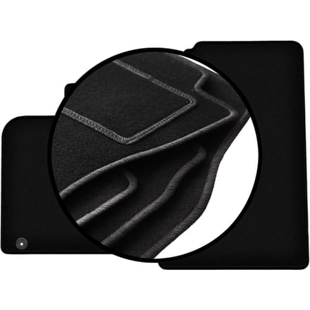 Complete set veloursmatten voor: Smart ForTwo II hatchback (2007-2014)
