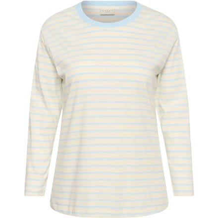 Dames-T-shirt met lange mouwen KAFFE Curve KCWinni