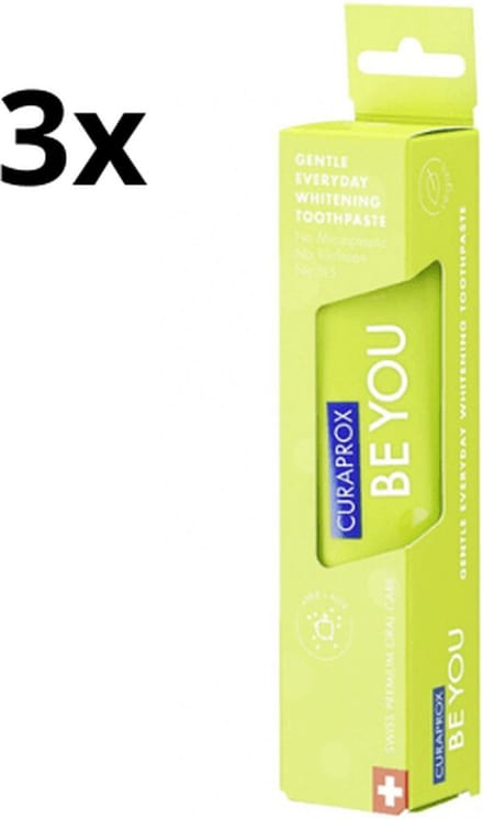 Curaprox Be You Tandpasta Explorer - 3 x 60 ml - Voordeelverpakking