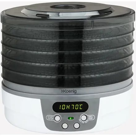 H. Koenig DSY700 - Voedseldroger - 5 Lades - Timer