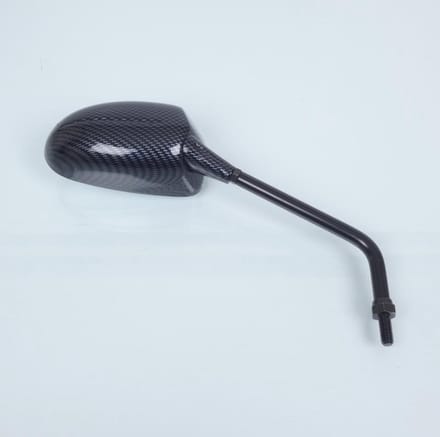 Spiegel rechts Mad F2000 carbon voor motor scooter / M8 spoed 1.25 std Nieuw