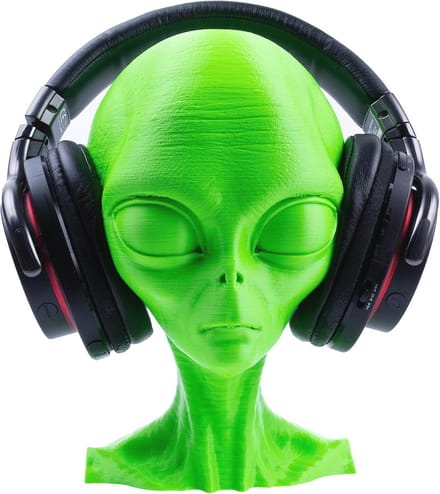 3D-geprinte Alien Hoofdtelefoonhouder voor Gaming en Kantoor