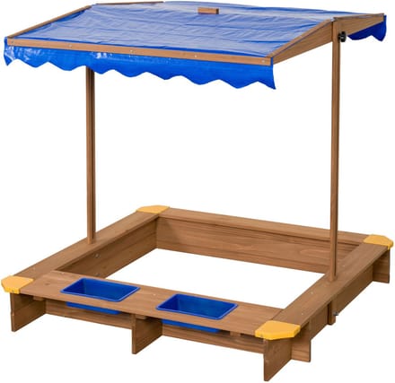 Swingking Zandbak Ibiza Hout 120x120x18cm