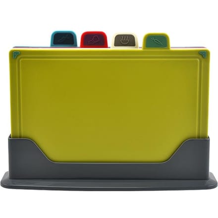 4 stuks Voedsel Classificatie Snijplanken PP TPR Draagbaar Antislip Snijplanken Keukengereedschap Met yellow