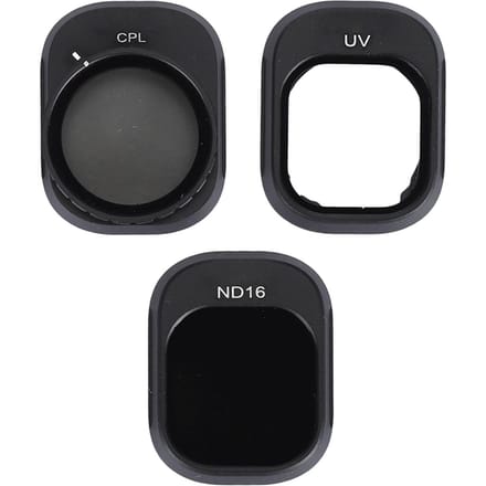 3 stuks Lensfilterset voor MINI 4 PRO UV CPL ND16 Meerlaagse Nano Coating Ultralichtgewicht Drones black