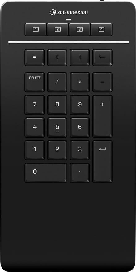 3Dconnexion Pro - toetsenbord - Numpad - Zwart
