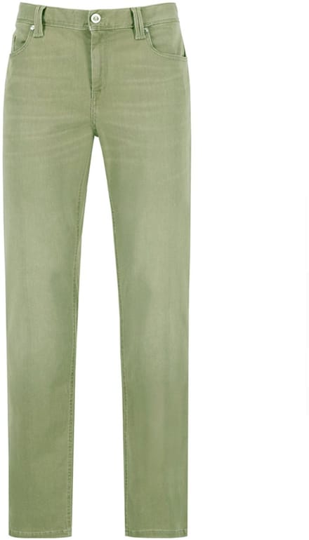 Alberto - 5-Pocket - Mannen - W32 X L32 - Groen - Katoen - 4207-1571-Pipe Green