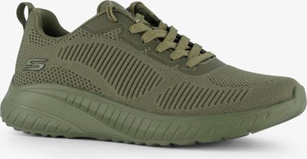 Skechers Bobs Squad Chaos - Face Off, Dames groene Sneakers 41 groen