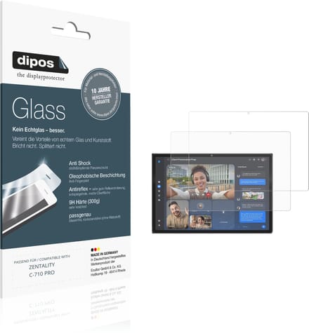 dipos – 2x Matte Pantserfolie geschikt voor ZENTALITY C-710 PRO | 9H Screenprotector