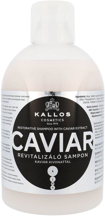 Herstellende Shampoo Kallos Cosmetics Caviar 1 L