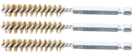 BGS Messingborstel - 10 mm - 1/4 - 3 delig