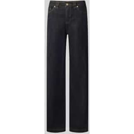 straight fit jeans van katoenmix