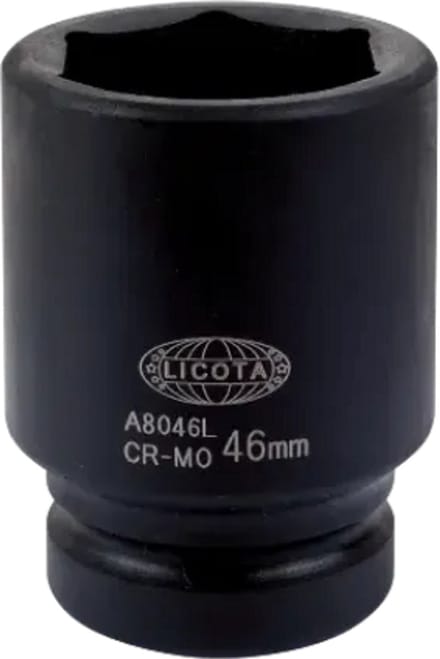 1 inch dopsleutel 55mm, slagmoersleutel dop SW55, lange dopsleutel