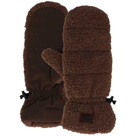Thermo wanten - Teddy - Dames - One Size - Taupe / One size
