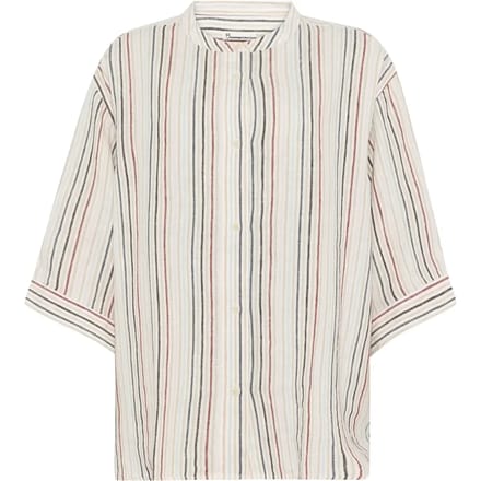 Vrouwenblouse KnowledgeCotton Apparel Loose Linen