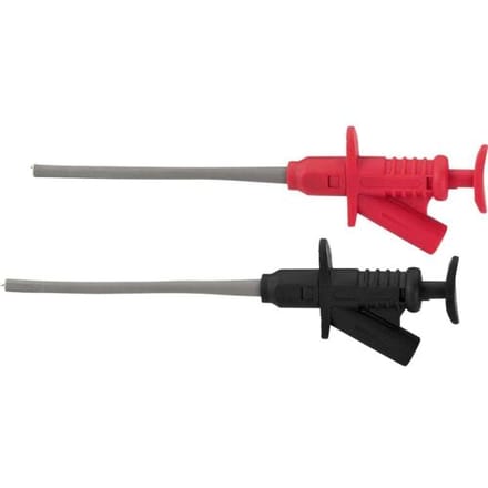 Monacor TH-40 0070160 Klemtestsonde Veerklem CAT III 1000 V Rood, Zwart 1 paar