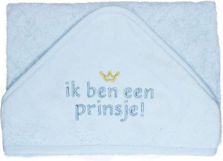 Petit Villain Ik Ben Een Prinsje! Badcape - Blauw