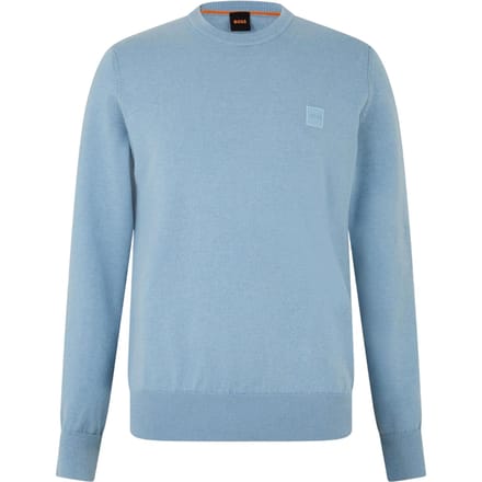 Boss Heren Kanovano Crew Hals Trui (Pastelblauw)