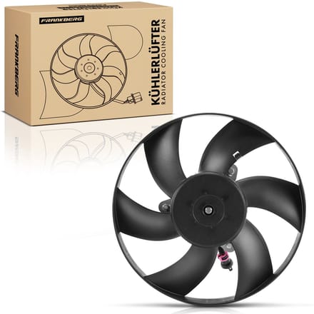 Frankberg 1x Motorradiateur Enkele ventilator