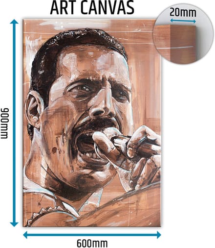 Freddie Mercury 03 canvas 60x90 cm